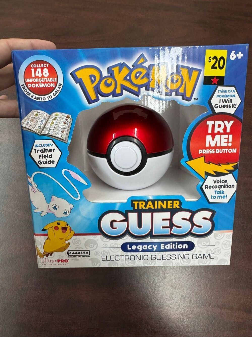 NWT Pokemon Trainer Guess Legacy Edition Electronic Guessing Game